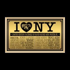 RARE-T Limited Edition Frames Coming To America Mini Poster Limited Signature Edition Studio Licensed Custom Frame