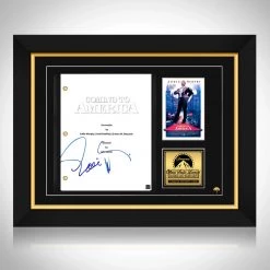 RARE-T Coming To America Script White Cover Limited Signature Edition Studio Licensed Custom Frame