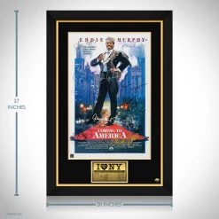 RARE-T Limited Edition Frames Coming To America Mini Poster Limited Signature Edition Studio Licensed Custom Frame