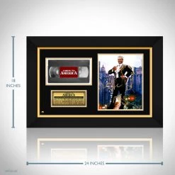 RARE-T Limited Edition Frames Coming To America Photo & VHS Limited Signature Edition Studio Licensed Custom Frame