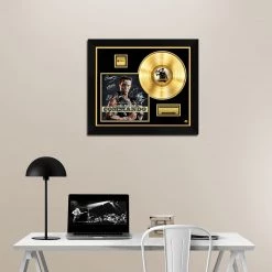 RARE-T Commando - Soundtrack Gold LP Limited Signature Edition Studio Licensed Custom Frame Limited Edition Frames