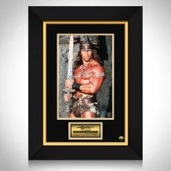 RARE-T Conan The Barbarian Photo Limited Signature Edition Studio Licensed Custom Frame Limited Edition Frames