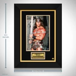 RARE-T Conan The Barbarian Photo Limited Signature Edition Studio Licensed Custom Frame Limited Edition Frames