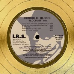 RARE-T Concrete Blonde - Bloodletting Gold LP Limited Signature Edition Studio Licensed Custom Frame 14 RARE-T Concrete Blonde - Bloodletting Gold LP Limited Signature Edition Studio Licensed Custom Frame