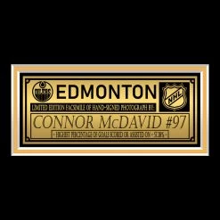 RARE-T Edmonton Oilers - Connor McDavid Photo Limited Signature Edition Studio Licensed Custom Frame Sports Memorabilia 11 RARE-T Edmonton Oilers - Connor McDavid Photo Limited Signature Edition Studio Licensed Custom Frame Sports Memorabilia