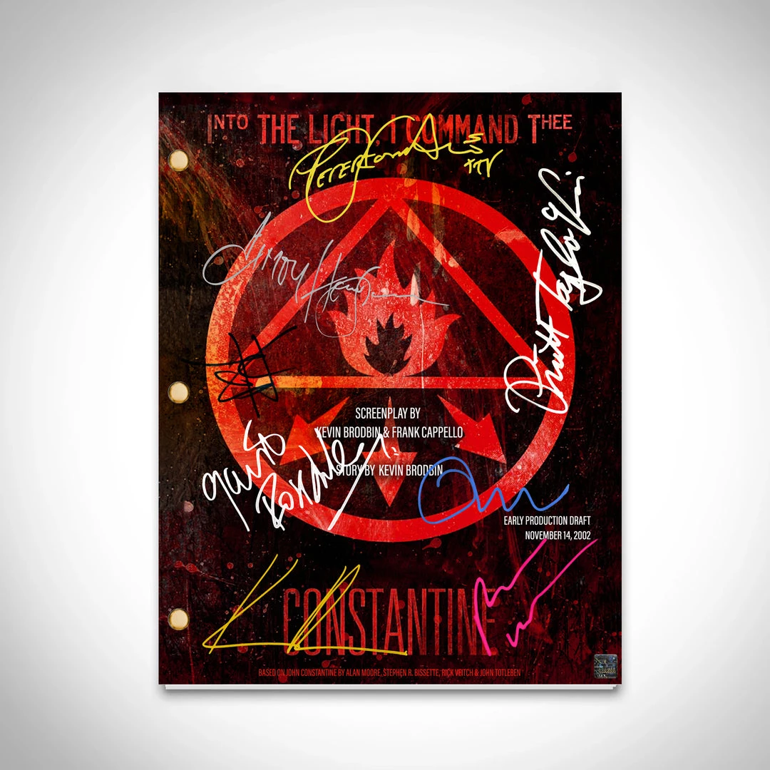 RARE-T Constantine Script Limited Signature Edition Studio Licensed Custom Frame 2 RARE-T Constantine Script Limited Signature Edition Studio Licensed Custom Frame