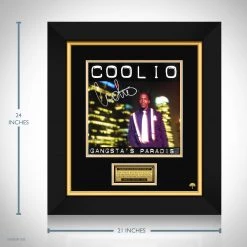 RARE-T Limited Edition Frames Coolio - Gangsta's Paradise LP Cover Limited Signature Edition Studio Licensed Custom Frame