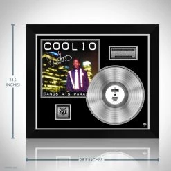 RARE-T Limited Edition Frames Coolio - Gangsta's Paradise Platinum LP Limited Signature Edition Studio Licensed Custom Frame 12 RARE-T Limited Edition Frames Coolio - Gangsta's Paradise Platinum LP Limited Signature Edition Studio Licensed Custom Frame