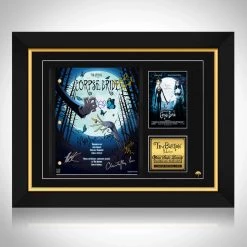 RARE-T Tim Burton's Corpse Bride Script Limited Signature Edition Studio Licensed Custom Frame