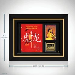 RARE-T Crouching Tiger Hidden Dragon Script Limited Signature Edition Studio Licensed Custom Frame