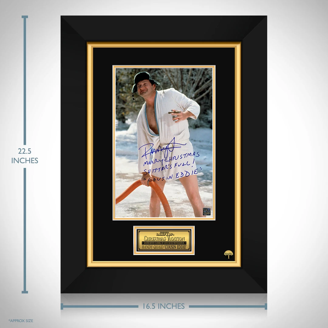 RARE-T National Lampoon's Christmas Vacation - Cousin Eddie Photo Limited Signature Edition Studio Licensed Custom Frame 3 RARE-T National Lampoon's Christmas Vacation - Cousin Eddie Photo Limited Signature Edition Studio Licensed Custom Frame