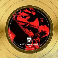 RARE-T The Seatbelts – Cowboy Bebop - Original Series Soundtrack Gold LP Limited Signature Edition Studio Licensed Custom Frame