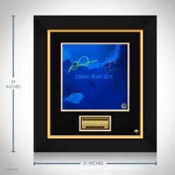 RARE-T The Seatbelts - Cowboy Bebop Blue LP Cover Limited Signature Edition Studio Licensed Custom Frame Limited Edition Frames