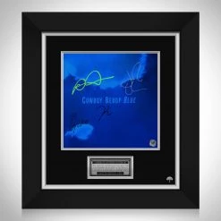 RARE-T The Seatbelts - Cowboy Bebop Blue LP Cover Limited Signature Edition Studio Licensed Custom Frame Limited Edition Frames