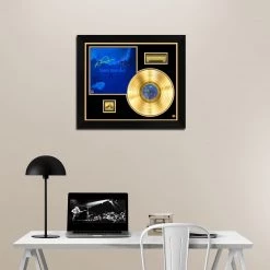RARE-T Limited Edition Frames The Seatbelts - Cowboy Bebop Blue Gold LP Limited Signature Edition Studio Licensed Custom Frame