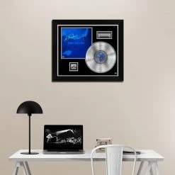RARE-T The Seatbelts - Cowboy Bebop Blue Platinum LP Limited Signature Edition Studio Licensed Custom Frame