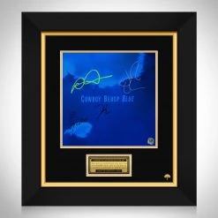 RARE-T The Seatbelts - Cowboy Bebop Blue LP Cover Limited Signature Edition Studio Licensed Custom Frame Limited Edition Frames