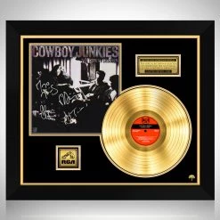 RARE-T Cowboy Junkies - The Trinity Session Gold LP Limited Signature Edition Studio Licensed Custom Frame