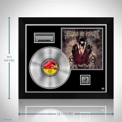 RARE-T Cradle Of Filth - Cruelty And The Beast Platinum LP Limited Signature Edition Studio Licensed Custom Frame Limited Edition Frames