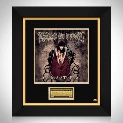 RARE-T Limited Edition Frames Cradle Of Filth - Cruelty And The Beast LP Cover Limited Signature Edition Studio Licensed Custom Frame