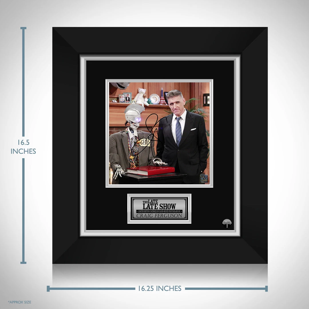 RARE-T Limited Edition Frames The Late Late Show With Craig Ferguson Photo Limited Signature Edition Studio Licensed Custom Frame 3 RARE-T Limited Edition Frames The Late Late Show With Craig Ferguson Photo Limited Signature Edition Studio Licensed Custom Frame