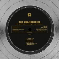 RARE-T The Cranberries - Everybody Else Is Doing It, So Why Can't We? Platinum LP Limited Signature Edition Studio Licensed Custom Frame