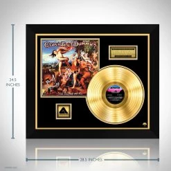 RARE-T Limited Edition Frames Crash Test Dummies - God Blessed His Feet Gold LP Limited Signature Edition Studio Licensed Custom Frame