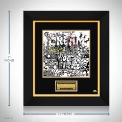 RARE-T Cream - Wheels On Fire LP Cover Limited Signature Edition Studio Licensed Custom Frame Limited Edition Frames