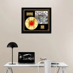 RARE-T Limited Edition Frames Cream - Wheels On Fire Gold LP Limited Signature Edition Studio Licensed Custom Frame