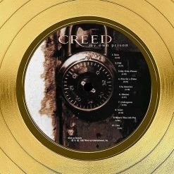 RARE-T Limited Edition Frames Creed - My Own Prison Gold LP Limited Signature Edition Studio Licensed Custom Frame 14 RARE-T Limited Edition Frames Creed - My Own Prison Gold LP Limited Signature Edition Studio Licensed Custom Frame