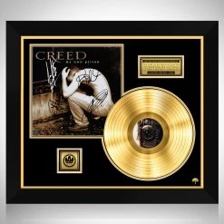 RARE-T Limited Edition Frames Creed - My Own Prison Gold LP Limited Signature Edition Studio Licensed Custom Frame