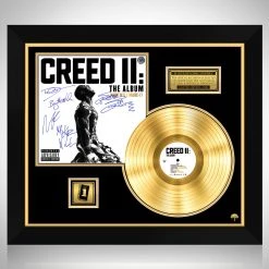 RARE-T Limited Edition Frames Creed 2 - The Album Gold LP Limited Signature Edition Studio Licensed Custom Frame
