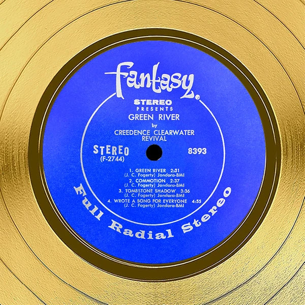 RARE-T Creedence Clearwater Revival - Green River Gold LP Limited Signature Edition Studio Licensed Custom Frame 7 RARE-T Creedence Clearwater Revival - Green River Gold LP Limited Signature Edition Studio Licensed Custom Frame