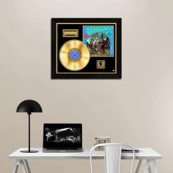 RARE-T Creedence Clearwater Revival - Self Titled Gold LP Limited Signature Edition Studio Licensed Custom Frame