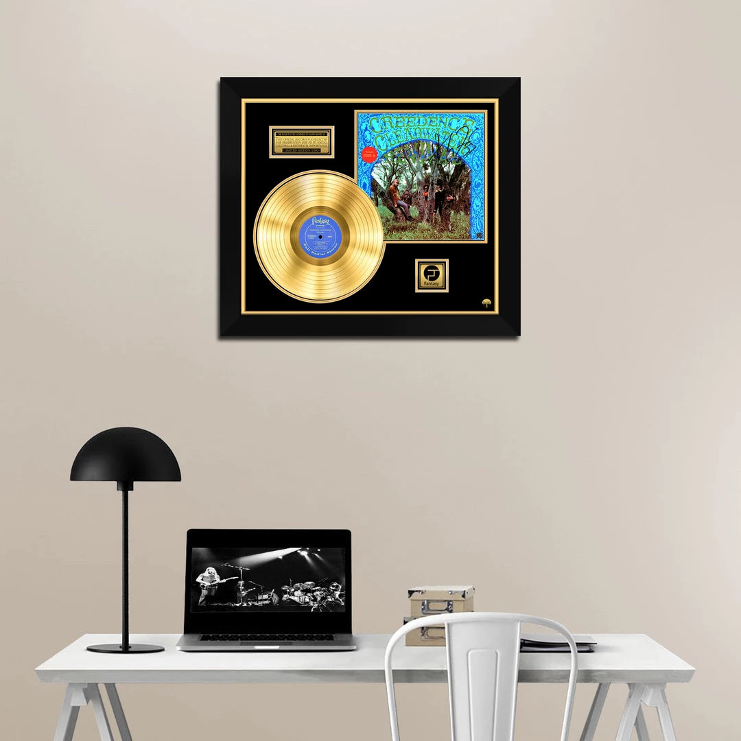 RARE-T Creedence Clearwater Revival - Self Titled Gold LP Limited Signature Edition Studio Licensed Custom Frame 2 RARE-T Creedence Clearwater Revival - Self Titled Gold LP Limited Signature Edition Studio Licensed Custom Frame