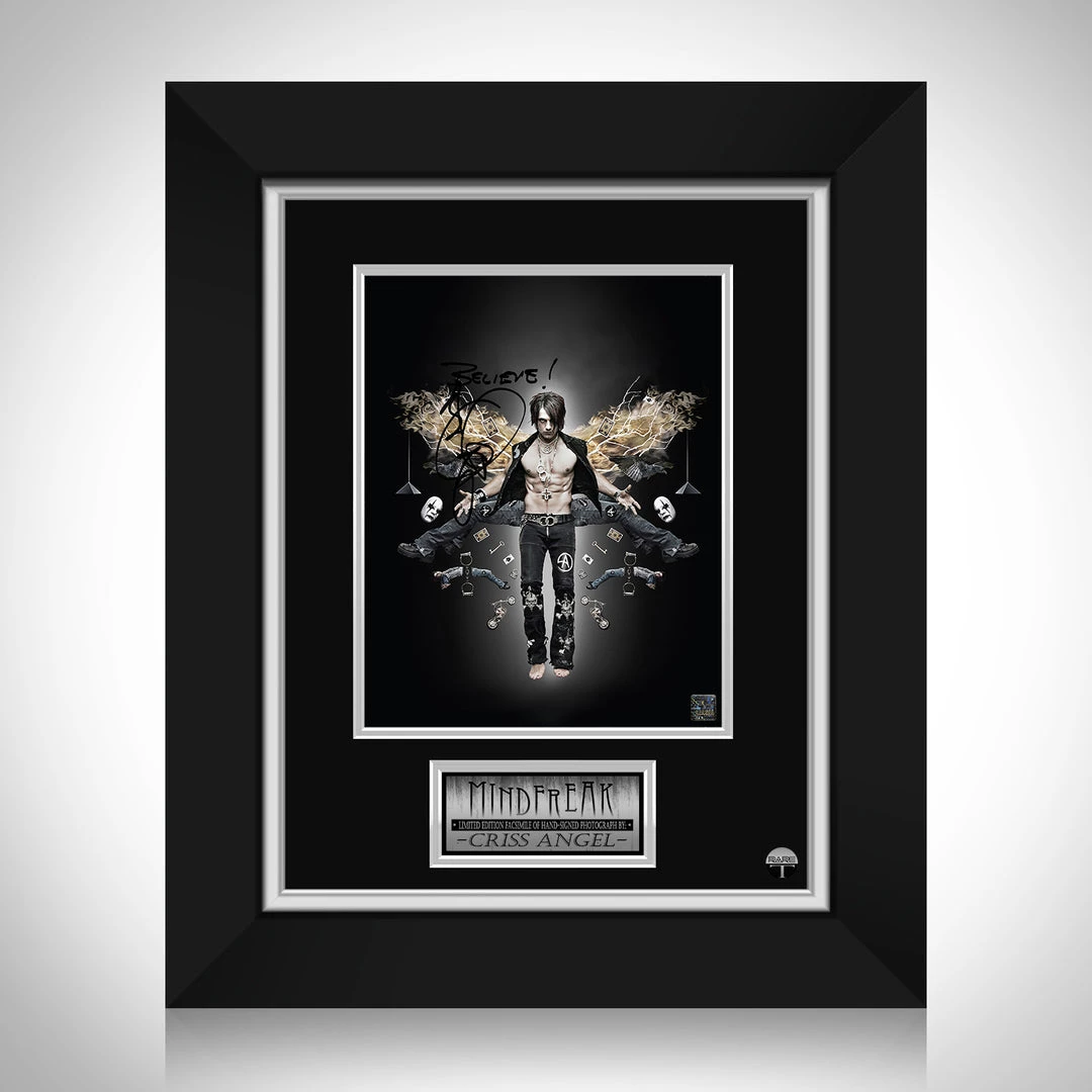 RARE-T Criss Angel Mind Freak Promotional Photo Limited Signature Edition Studio Licensed Custom Frame Limited Edition Frames 1 RARE-T Criss Angel Mind Freak Promotional Photo Limited Signature Edition Studio Licensed Custom Frame Limited Edition Frames