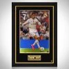 RARE-T Sports Memorabilia Real Madrid - Cristiano Ronaldo Mini Poster Limited Signature Edition Studio Licensed Custom Frame