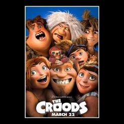 RARE-T The Croods Script Limited Signature Edition Studio Licensed Custom Frame