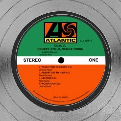 RARE-T Limited Edition Frames Crosby, Stills, Nash & Young Déjà Vu Platinum LP Limited Signature Edition Studio Licensed Custom Frame