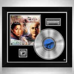 RARE-T Limited Edition Frames Crouching Tiger Hidden Dragon - Original Motion Picture Soundtrack Platinum LP Limited Signature Edition Studio Licensed Custom Frame