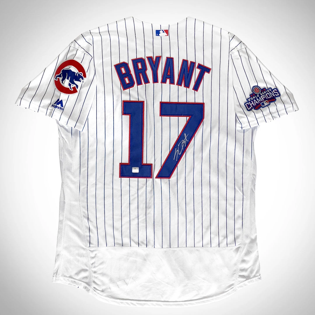 APW Signed Memorabilia Kris Bryant 'Chicago Cubs' Hand-Signed World Series Jersey By Kris Bryant Custom Frame 6 APW Signed Memorabilia Kris Bryant 'Chicago Cubs' Hand-Signed World Series Jersey By Kris Bryant Custom Frame