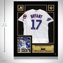 APW Signed Memorabilia Kris Bryant 'Chicago Cubs' Hand-Signed World Series Jersey By Kris Bryant Custom Frame 21 APW Signed Memorabilia Kris Bryant 'Chicago Cubs' Hand-Signed World Series Jersey By Kris Bryant Custom Frame