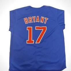 KOREA Chicago Cubs - Kris Bryant 2015-16 Championship Team Hand Signed Jersey