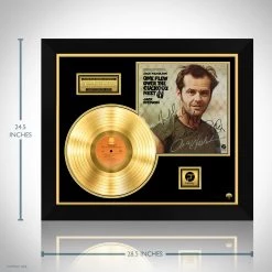 RARE-T Limited Edition Frames One Flew Over The Cuckoos Nest - Soundtrack Gold LP Limited Signature Edition Studio Licensed Custom Frame