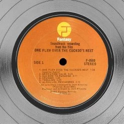 RARE-T One Flew Over The Cuckoos Nest - Soundtrack Platinum LP Limited Signature Edition Studio Licensed Custom Frame