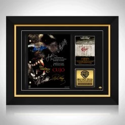 RARE-T Limited Edition Frames Cujo Stephen King Movie Script Limited Signature Edition Studio Licensed Custom Frame