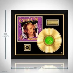 RARE-T Limited Edition Frames Culture Club - Kissing To Be Clever Gold LP Limited Signature Edition Studio Licensed Custom Frame