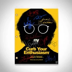 RARE-T Curb Your Enthusiasm Transcript Limited Signature Edition Studio Licensed Custom Frame
