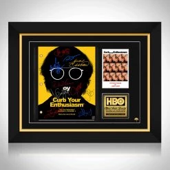 RARE-T Curb Your Enthusiasm Transcript Limited Signature Edition Studio Licensed Custom Frame