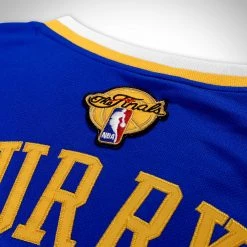 APW Golden State Warriors- Team Hand-Signed Stephen Curry Blue Jersey Custom Frame Signed Memorabilia